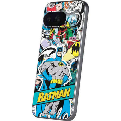 DC Comics Batman Vintage Pose Collage Art Google Pixel 9 Skin